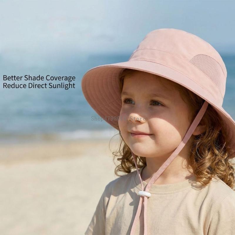 Outdoor Adventure Girl - Toddler Summer Hat Wide Brimmed Design