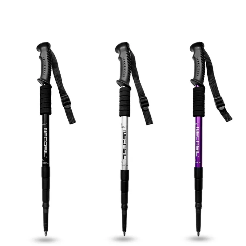 Trekking Pole Carbon - Walking Trekking Poles Anti Shock Adjustable