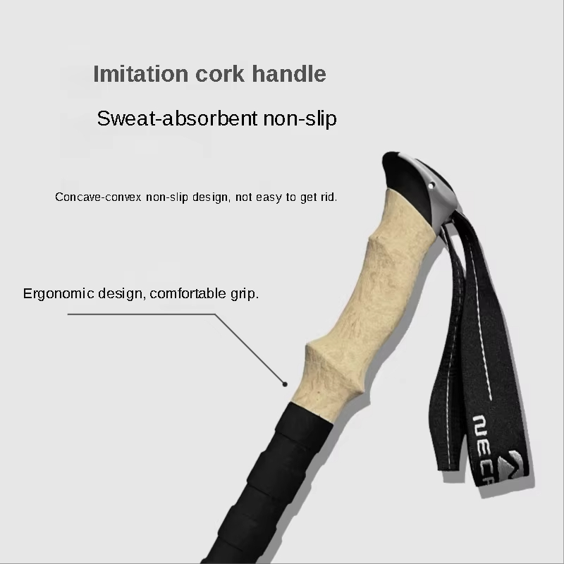 2PCS Aluminum Alloy Telescopin - огляд і ціна Trekking Pole Carbon