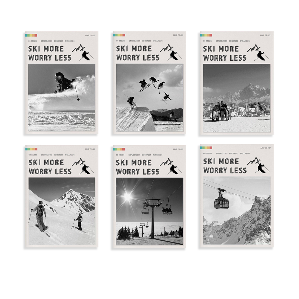 Ski More Worry Less Poster, Sk - огляд і ціна Outdoor Adventure York
