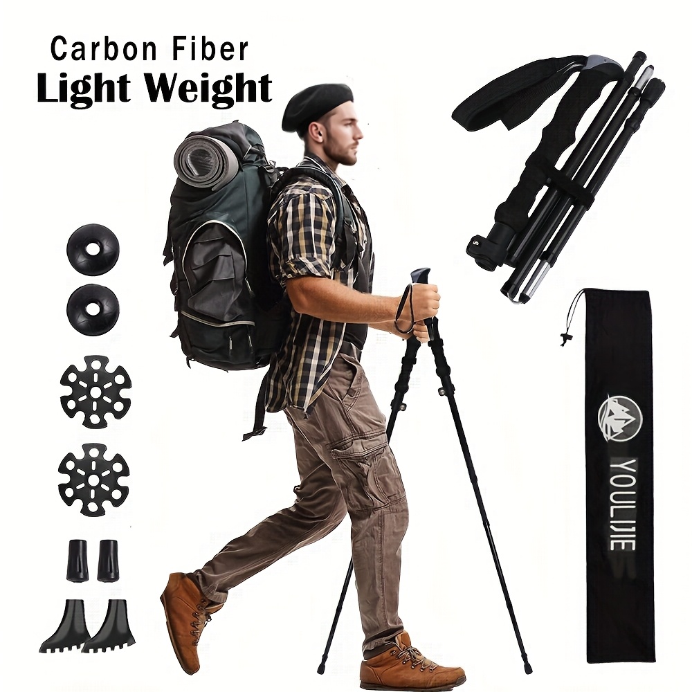 2 Pack Lightweight 100% Carbon - огляд і ціна Trekking Pole Carbon
