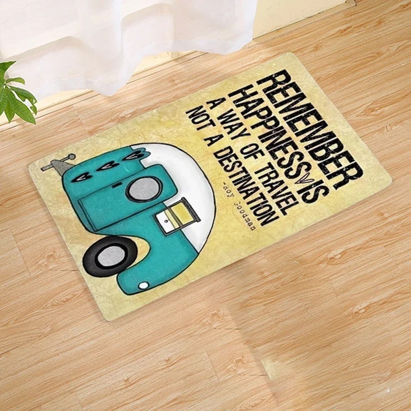 Camper Trailer Patterned Floor - огляд і ціна Outdoor Adventure Names