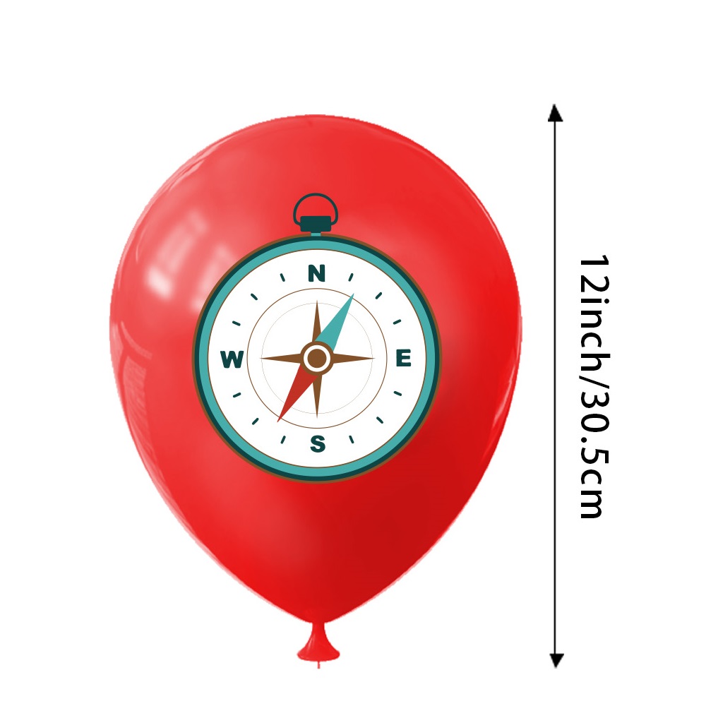 9pcs Happy Camping Balloon, Ou - огляд і ціна Outdoor Adventure Girl