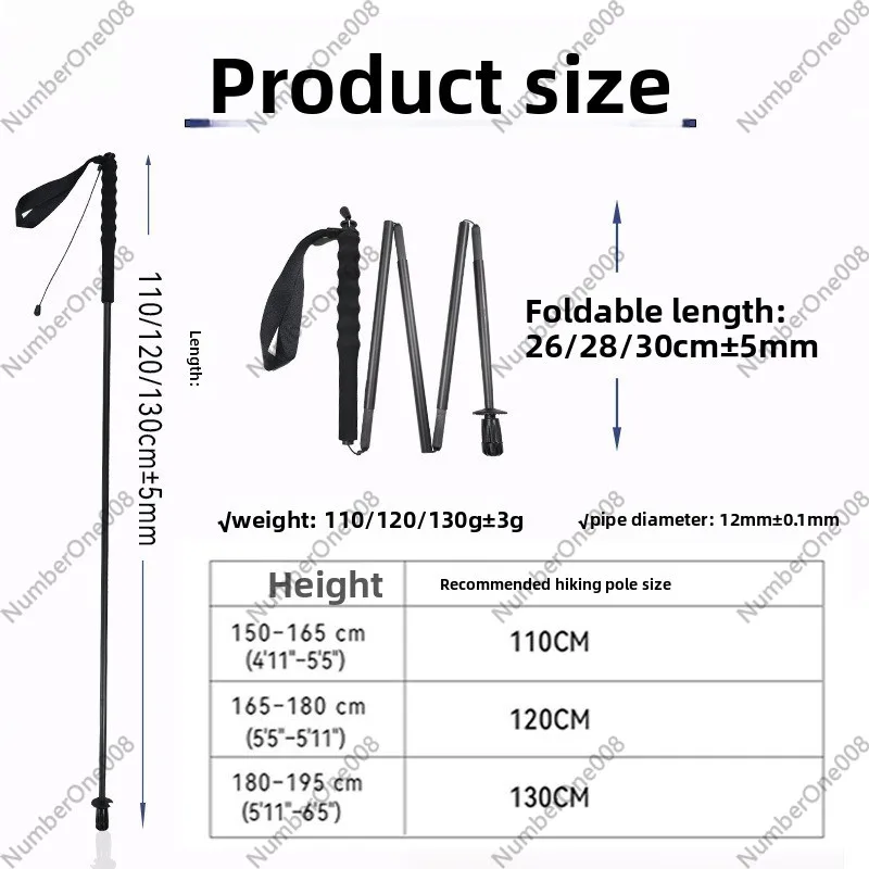 Ultra-Light Carbon Fiber Foldi - огляд і ціна Trekking Pole Carbon