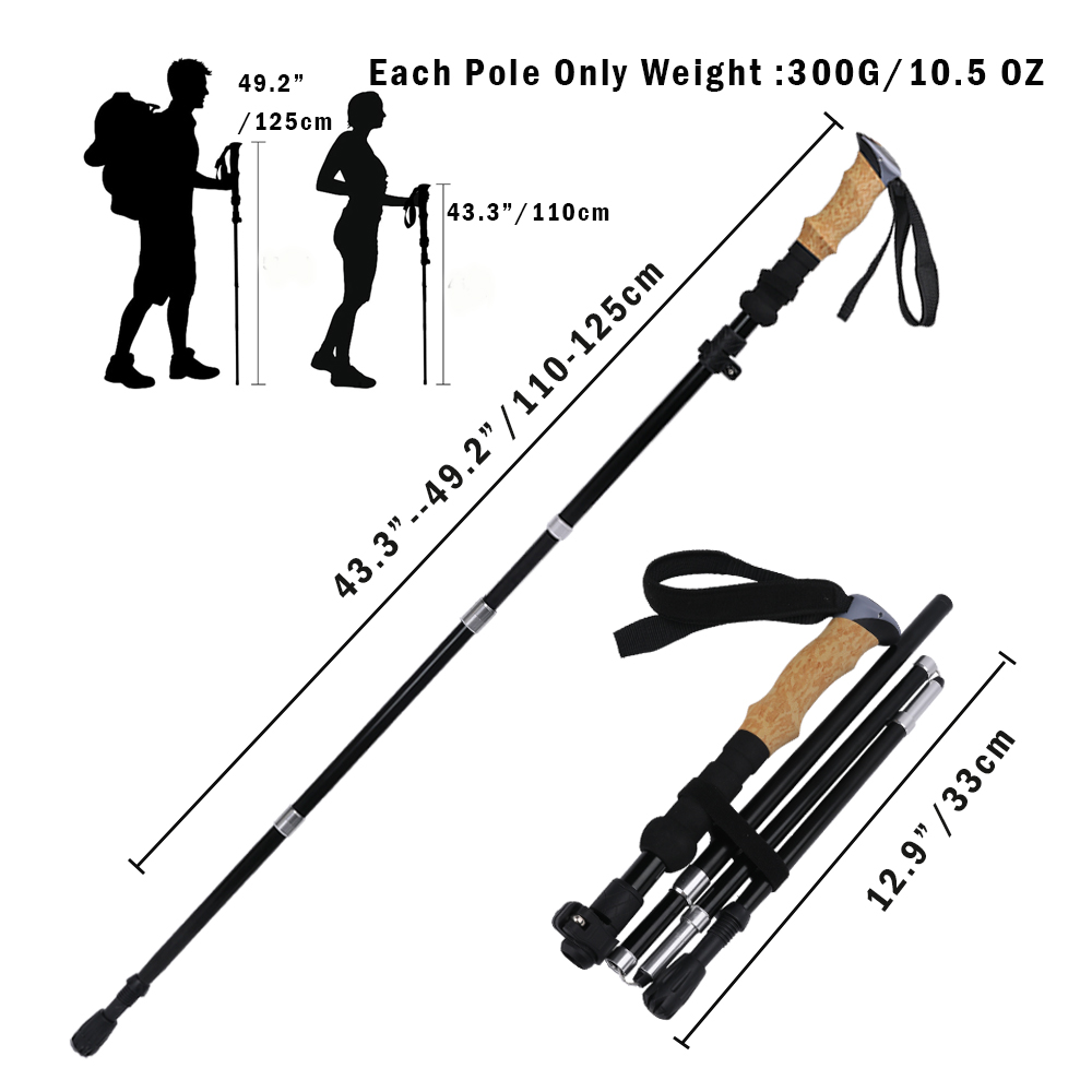 Ultra-Strong Trekking Hiking P - огляд і ціна Trekking Pole Carbon