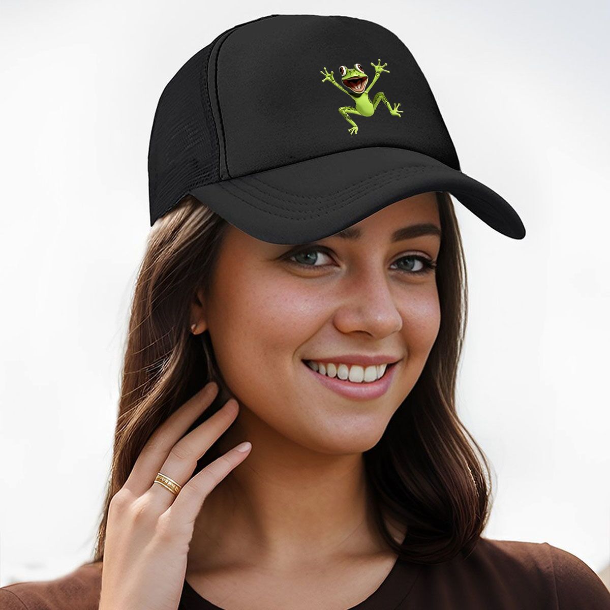 Funky Frog Print Baseball Cap  - огляд і ціна Outdoor Adventure For Adults