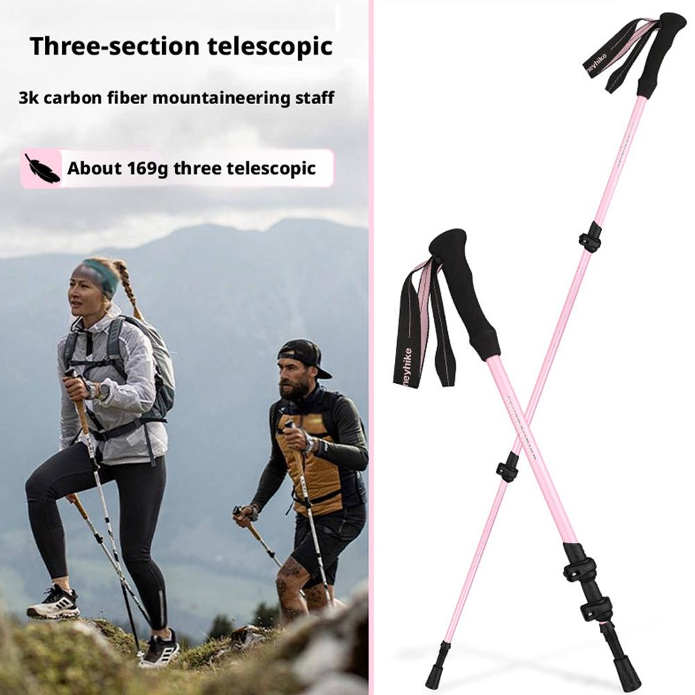 Ultralight Foldable 3-sections - огляд і ціна Trekking Pole Carbon