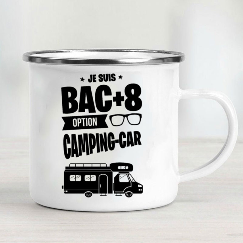 Camping Car Enamel Mug Adventu - огляд і ціна Outdoor Adventure And Travel