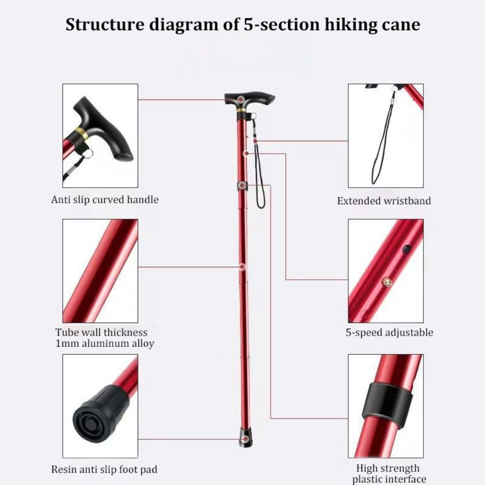 Telescopic Trekking Stick Stre - огляд і ціна Trekking Pole Carbon